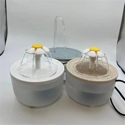 Automatic Pet Water Fountain with USB Electric Filter - 1200ml Silent Cat Drinking Bowl and Recirculating Water Dispenser
