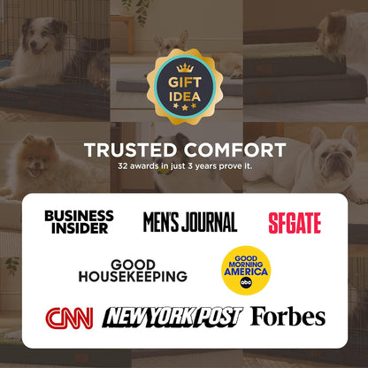 Bedsure Extra Large Dog Bed - Comfortable Flat Design with Removable Washable Cover, Orthopedic Egg Crate Foam, Ideal for Pets up to 100 lbs