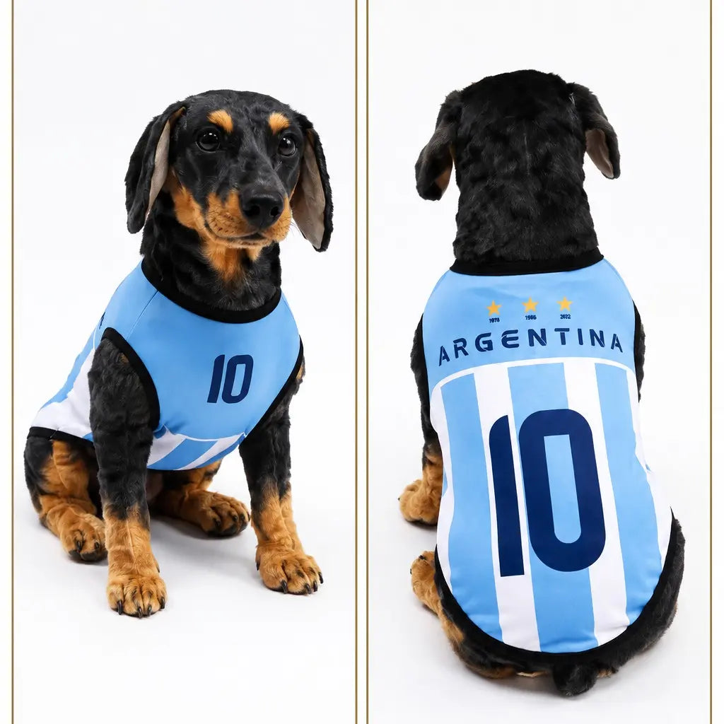 Pet Soccer Jersey - Stylish Game Day Apparel for Small and Medium Dogs and Cats