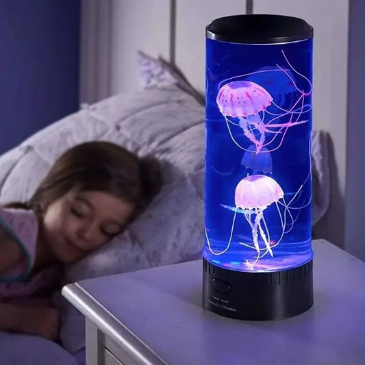 Fluorescent Realistic Jellyfish Set of 3 - Decorative Ornaments for Aquariums, Ideal for LED Fish Tank Night Light and Aquarium Supplies