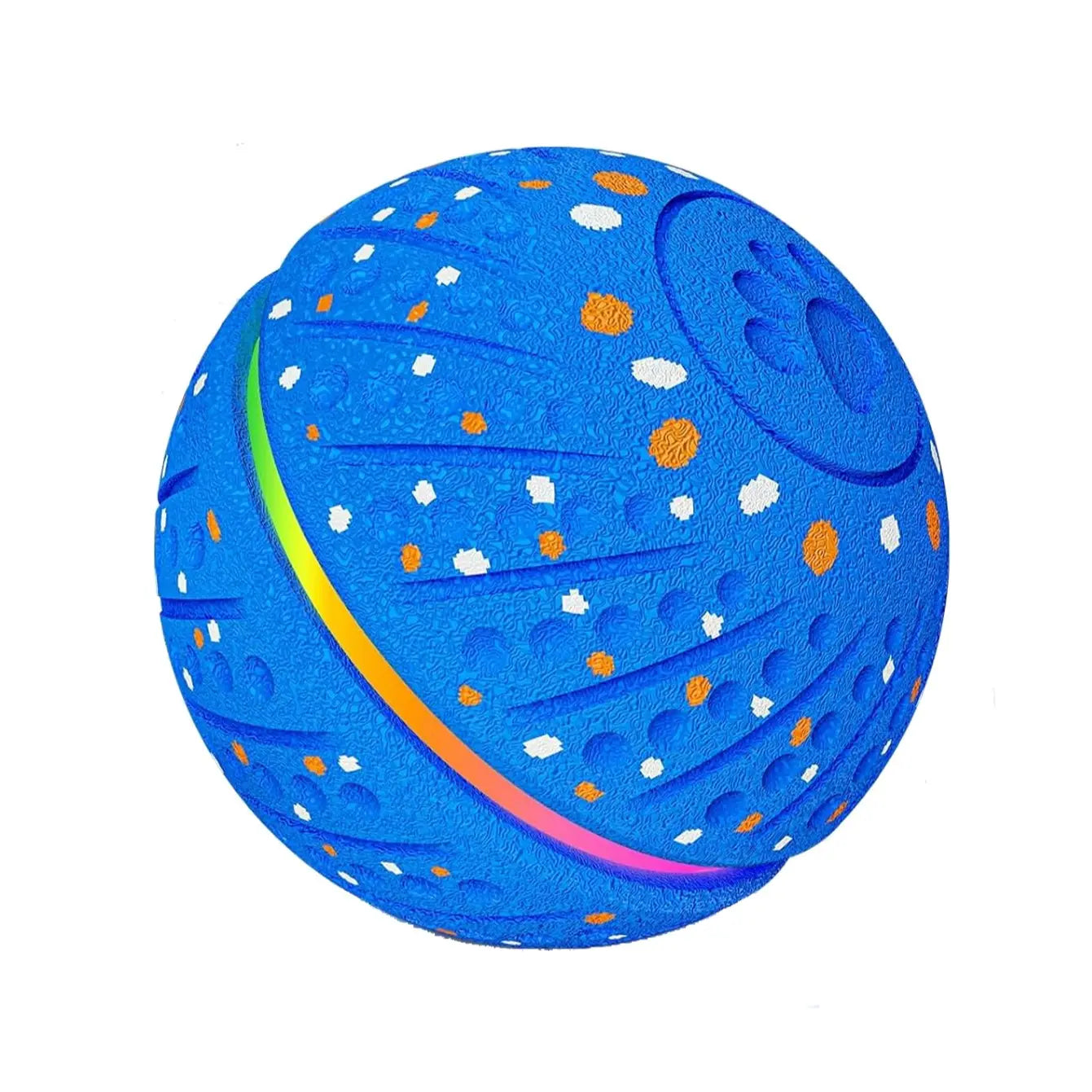 Automated Interactive Dog Ball Toy for Small to Medium Breeds, LED Illuminated, USB Rechargeable Fetch Toy for Indoor and Outdoor Activities