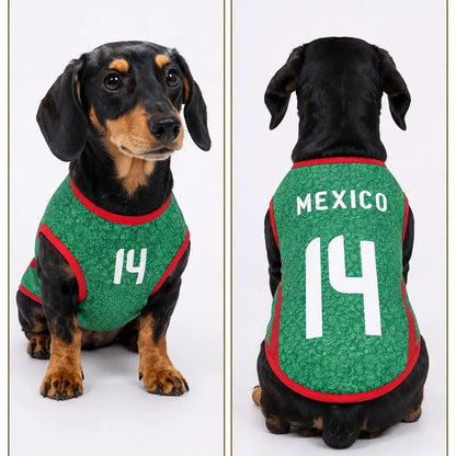 Pet Soccer Jersey - Stylish Game Day Apparel for Small and Medium Dogs and Cats