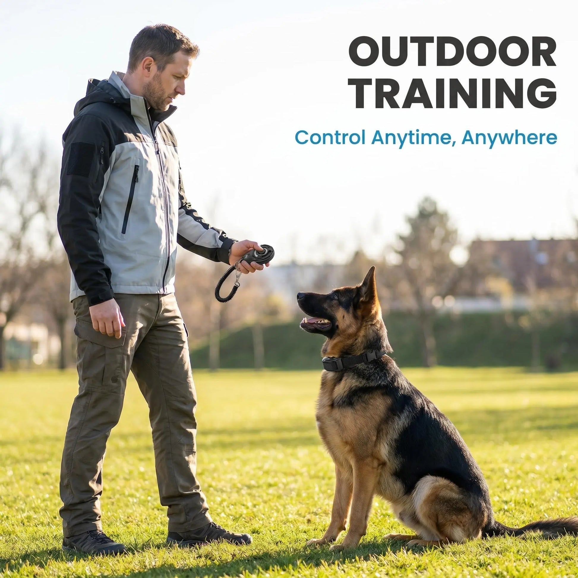 2-in-1 Dog Bark Collar Training System: Gentle Remote-Controlled No-Barking Solution for Home, Neighborhood, and Public Park Pet Management